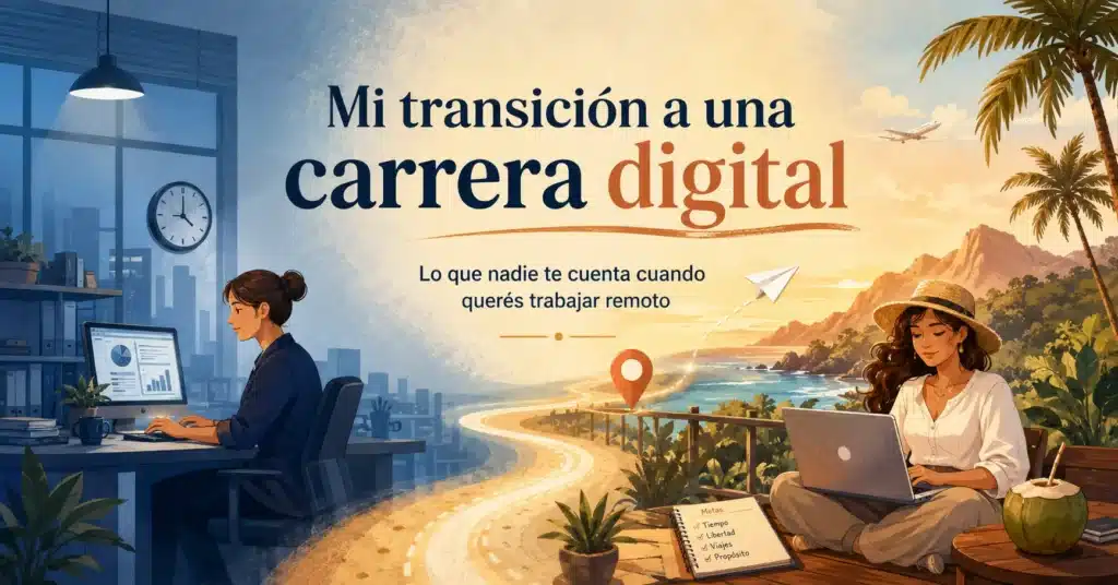 Quiero trabajar remoto: cómo elegir una carrera digital que encaje con vos